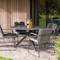 4SO Locarno ronde tuintafel in HPL (antraciet) - 0